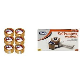 Vege 019 45x100 6'lı Şeffaf Koli Bandı