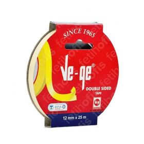 Vege 12 mm 25 m Çift Taraflı Bant