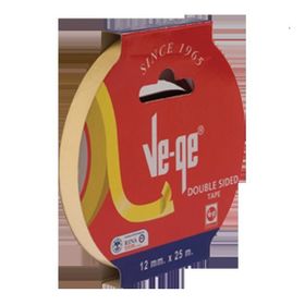 Vege 12 mm 25 m Çift Taraflı Bant