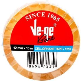 Vege 12 Mm X 10 Mt Selefon Bant Mavi Şeritli