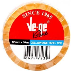 Vege 12 Mm X 10 Mt Selefon Bant Mavi Şeritli