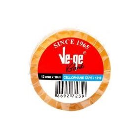 Vege 12 Mm X 10 Mt Selefon Bant Mavi Şeritli