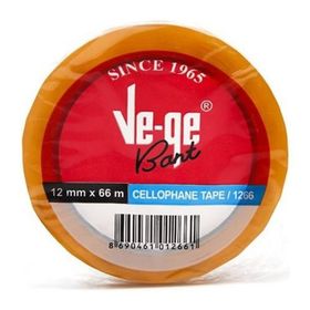 Vege 12 mm x 66 mt Kesicili Mavi Şerit 2'li Bant