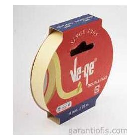 Vege 19 mm x 25 m Çift Taraflı Bant