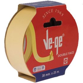 Vege 38 mm 25 m Çift Taraflı Bant