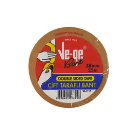 Vege 38 mm 25 m Çift Taraflı Bant