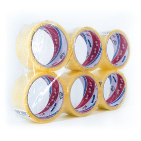 Vege 45x40 6'lı Paket Fil Şeffaf Koli Bandı