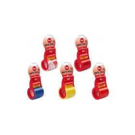 Vege 50 mm 15 m Packroll Mavi Sarı Şeffaf Bant
