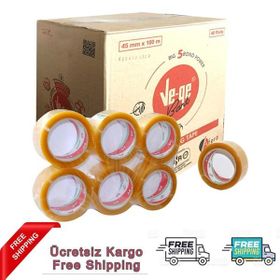 Vege Bufalo 45x100 Şeffaf 48'li Koli Bandı