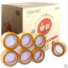 Vege Bufalo 45x100 Şeffaf 48'li Koli Bandı