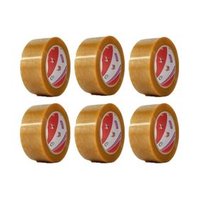 Vege Leopar 48x100 6 Adet Şeffaf Koli Bandı