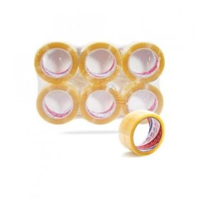 Vege Şeffaf 12 Adet 45 mm 100 m Aslan Hotmelt Koli Bandı