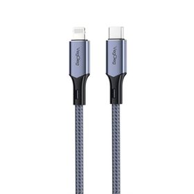 Veggieg 1.2 mt 27W 3A USB Type-C to Lightning iPhone iPad MFI Uyumlu Hızlı Şarj ve Data Senkronizasyon Kablosu