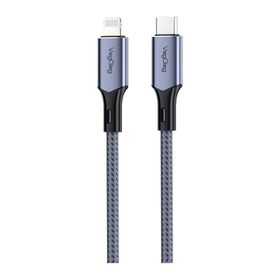 Veggieg 1.2 mt 27W 3A USB Type-C to Lightning iPhone iPad MFI Uyumlu Hızlı Şarj ve Data Senkronizasyon Kablosu