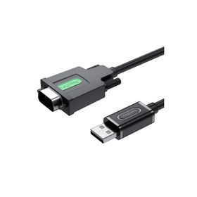 Veggieg 1.5 mt USB 2.0 to RS232 DB9 PL2303 Chip Dönüştürücü Adaptör Kablo