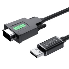 Veggieg 1.5 mt USB 2.0 to RS232 DB9 PL2303 Chip Dönüştürücü Adaptör Kablo