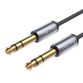 Veggieg 1.8 mt 6.35 mm Stereo Jack Hi-Fi Amfi Enstrüman Ses Kablosu
