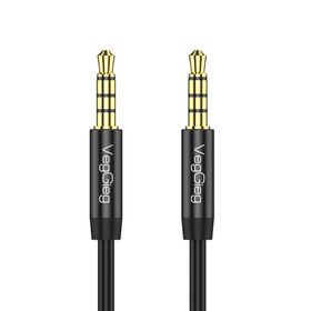 Veggieg 1 mt 3.5 mm Jack TRRS Hi-Fi AUX Mikrofon ve Ses Kablosu