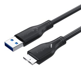 Veggieg 1 mt Micro B HDD Şarj ve Data 3.0 USB Kablo