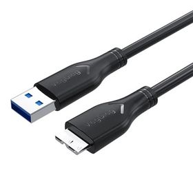 Veggieg 1 mt Micro B HDD Şarj ve Data 3.0 USB Kablo