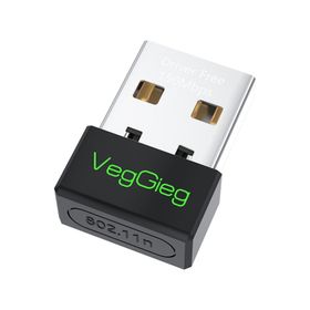 Veggieg 150 MBPS 2.4 GHz Kablosuz Wifi Alıcı Verici Nano USB Adaptör