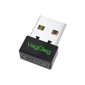 Veggieg 150 MBPS 2.4 GHz Kablosuz Wifi Alıcı Verici Nano USB Adaptör