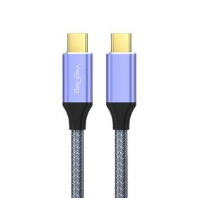 Veggieg 2 mt 100W 5A 10 GBPS 4K 60 Hz Destekli Type-C PD 3.1 USB Kablo