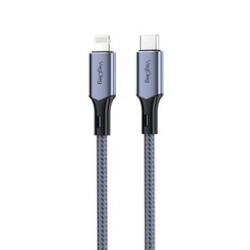 Veggieg 2 mt 27W 3A USB Type-C to Lightning iPhone iPad MFI Uyumlu Hızlı Şarj ve Data Senkronizasyon Kablosu