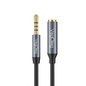 Veggieg 2 mt 3.5 mm TRSS AUX Kulaklık Mikrofon Ses Uzatma Kablosu