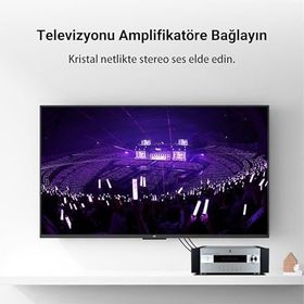 Veggieg 2 mt 3 RCA to 3 RCA Ses ve Görüntü Kablosu