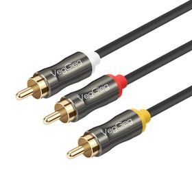 Veggieg 2 mt 3 RCA to 3 RCA Ses ve Görüntü Kablosu