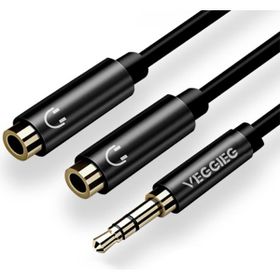 Veggieg 3.5 mm 2 Kulaklık Çoklayıcı Y Kablo