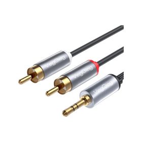 Veggieg 3 mt 3.5 mm AUX to 2 RCA Hi-Fi Ses Kablosu