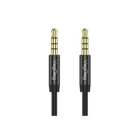 Veggieg 3 mt 3.5 mm Jack TRRS Hi-Fi Aux Mikrofon ve Ses Kablosu