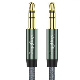 Veggieg 3 mt 3.5 mm Jack TRS Hi-Fi Örgülü AUX Ses Kablosu