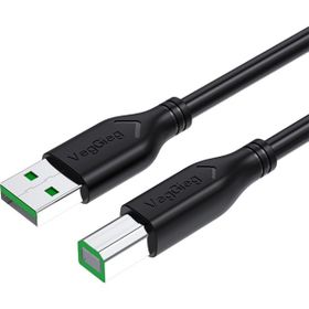 Veggieg 3 mt Siyah USB B Printer Tarayıcı Yazıcı Data Kablosu