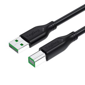 Veggieg 3 mt Siyah USB B Printer Tarayıcı Yazıcı Data Kablosu