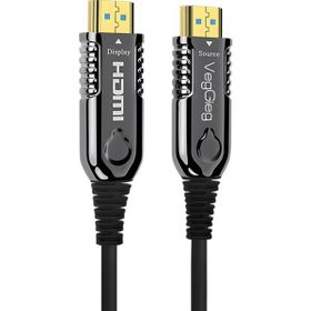 Veggieg 4K 60 Hz 18 GBPS HDR ARC HDCP Fiber Optik 2.0 12 mt HDMI Kablo