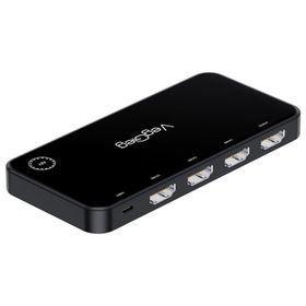 Veggieg 4K HDMI 3 Giriş 1 Çıkış Kumandalı Siyah Görüntü Seçici Switch