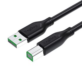 Veggieg 5 mt Siyah USB B Printer Tarayıcı Yazıcı Data Kablosu