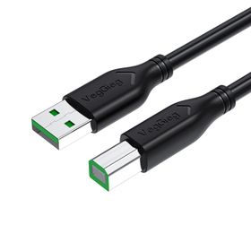 Veggieg 5 mt Siyah USB B Printer Tarayıcı Yazıcı Data Kablosu