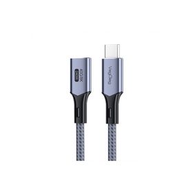 Veggieg 50 cm E-Mark 240W 40 GBPS Thunderbolt 4 8K 60 Hz Type-C USB 4.0 Uzatma Kablosu