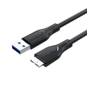 Veggieg 50 cm Micro B HDD Şarj ve Data 3.0 USB Kablo