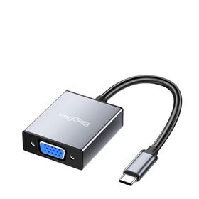 Veggieg 60 Hz Type-C to VGA 1080P Çevirici Dönüştürücü Kablo Adaptör