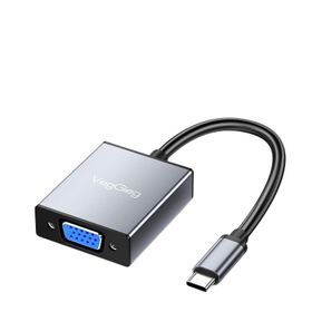 Veggieg 60 Hz Type-C to VGA 1080P Çevirici Dönüştürücü Kablo Adaptör