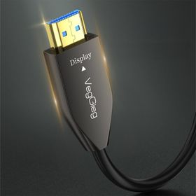 Veggieg 8K 60 Hz 4K 120 Hz 48 GBPS HDR ARC HDCP Fiber Optik 2.1 60 mt HDMI Kablo