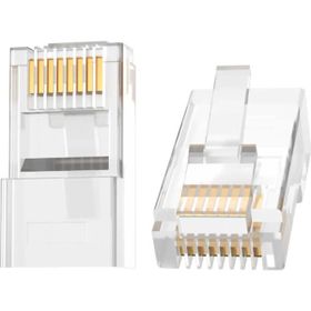 Veggieg CAT5E RJ45 Jack 8P8C Altın Kaplama 102 Adet Ethernet Konnektörü