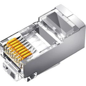 Veggieg CAT6 Metal RJ45 Jack 8P8C Altın Kaplama 102 Adet Ethernet Konnektörü