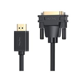 Veggieg DVI 24+1 to 2K 2 mt Dönüştürücü Monitör HDMI Kablo