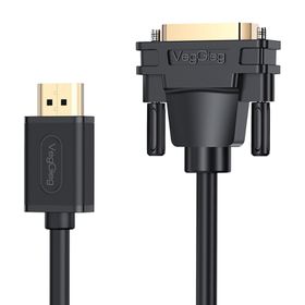 Veggieg DVI 24+1 to HDMI 2K 1 mt Dönüştürücü Monitör HDMI Kablo